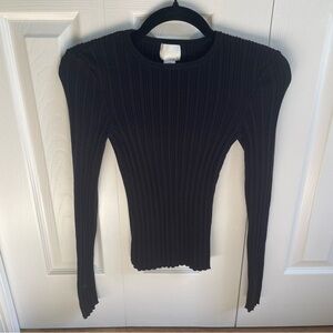 H&M ribbed long sleeve top